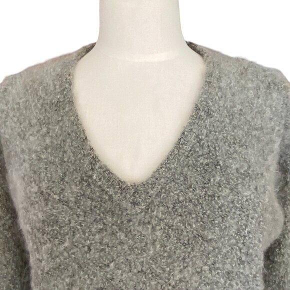 Vintage J Crew Italian Mohair Wool Sweater Sage Quiet Luxury Heritage Preppy-S - Picture 2 of 11